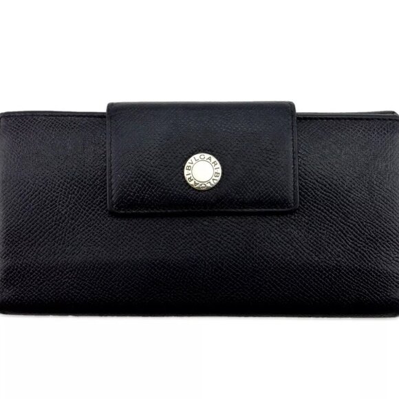 BVLGARI Wallet Classico Leather Authentic USED